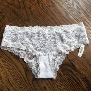 Adore Me White Lace Panty